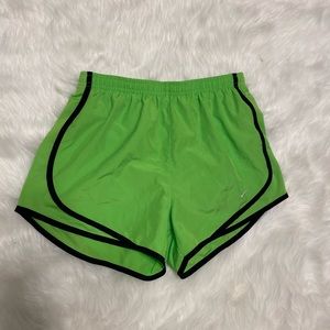 Green Nike Dry-Fit Shorts